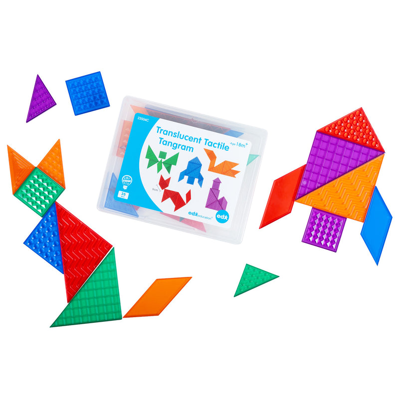 Translucent Tactile Tangrams