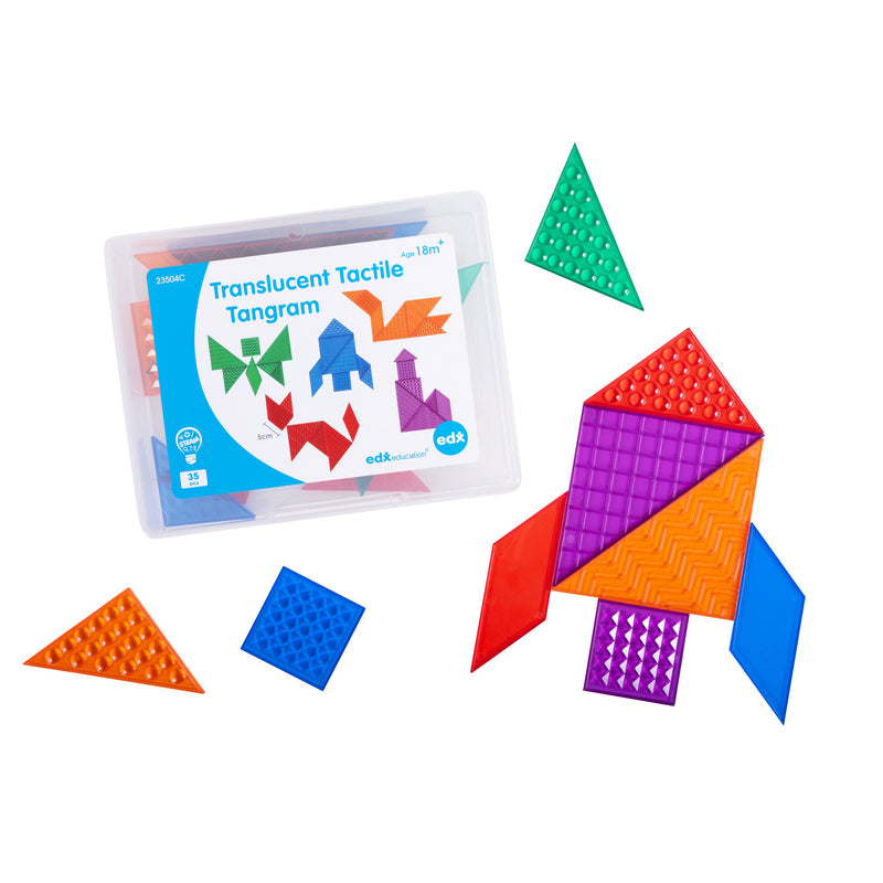 Translucent Tactile Tangrams