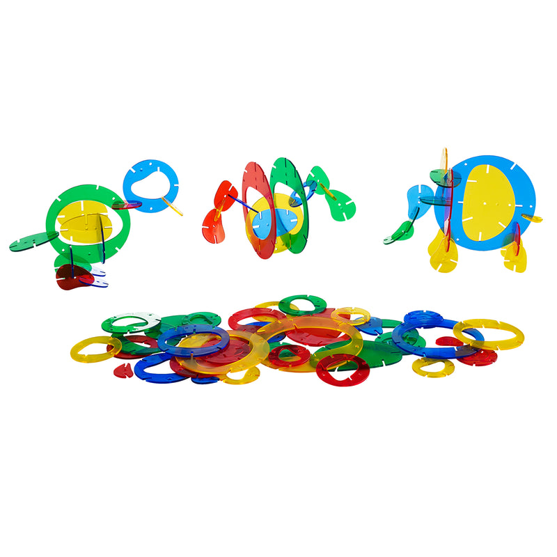 Interlocking Rainbow Pebbles Combo Set