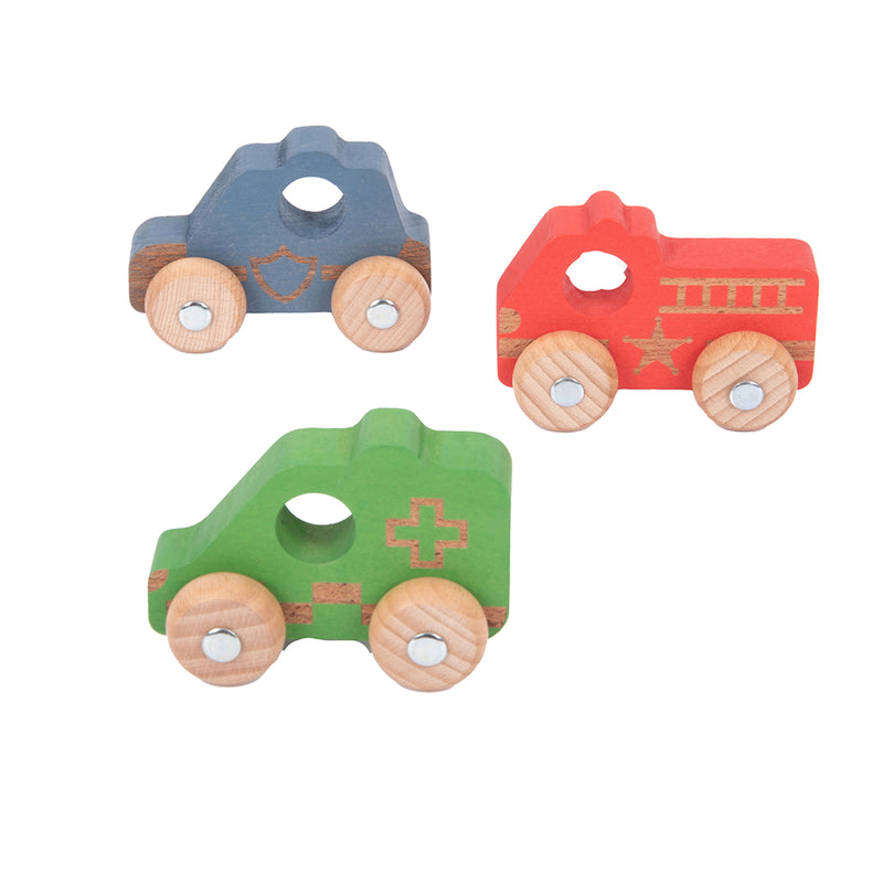 Rainbow Wooden Vehicles