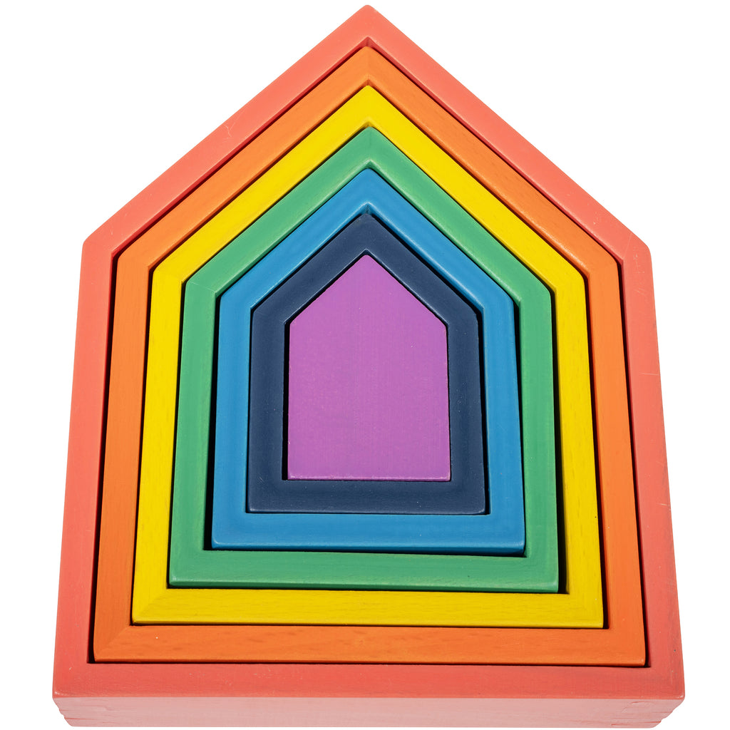 Rainbow Architect Houses Set Of 7