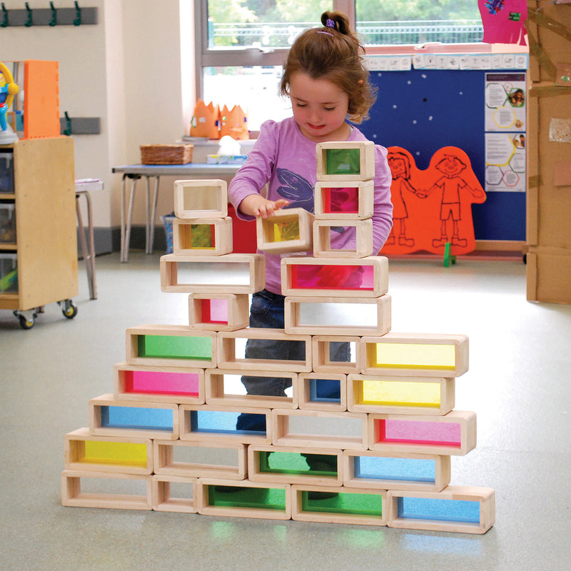 Rainbow Bricks Set Of 36