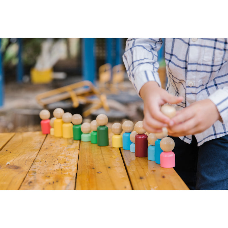 Rainbow Families Wooden