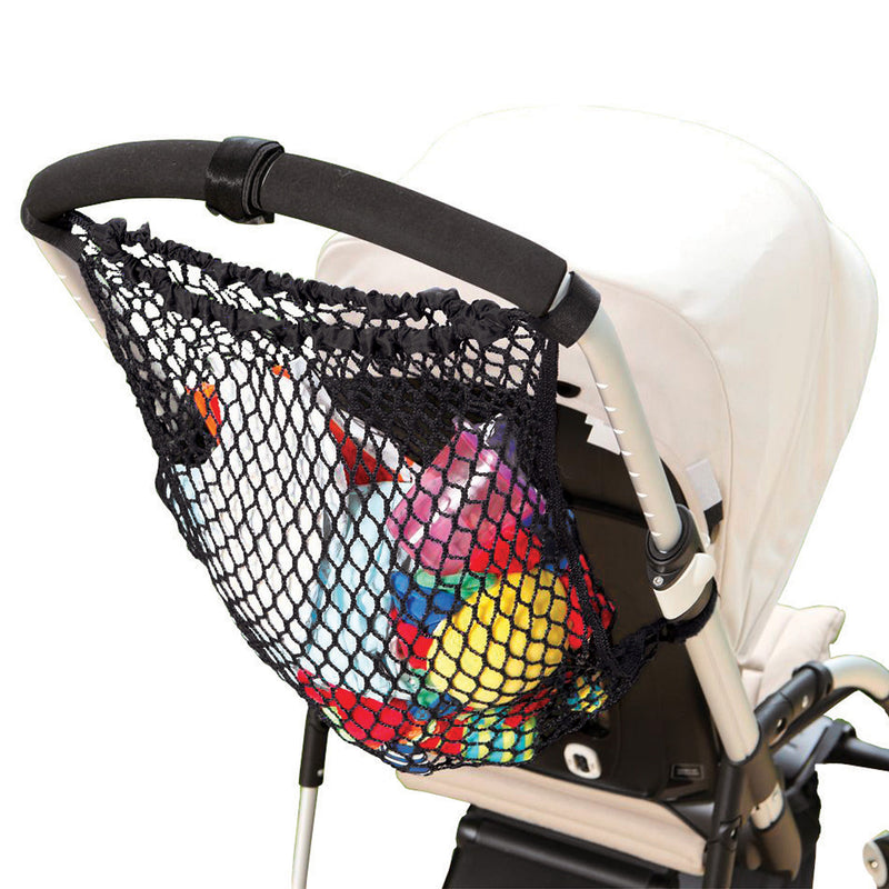 Strollerbuddy® Stroller Net Bag - Black Mesh, Pack of 3