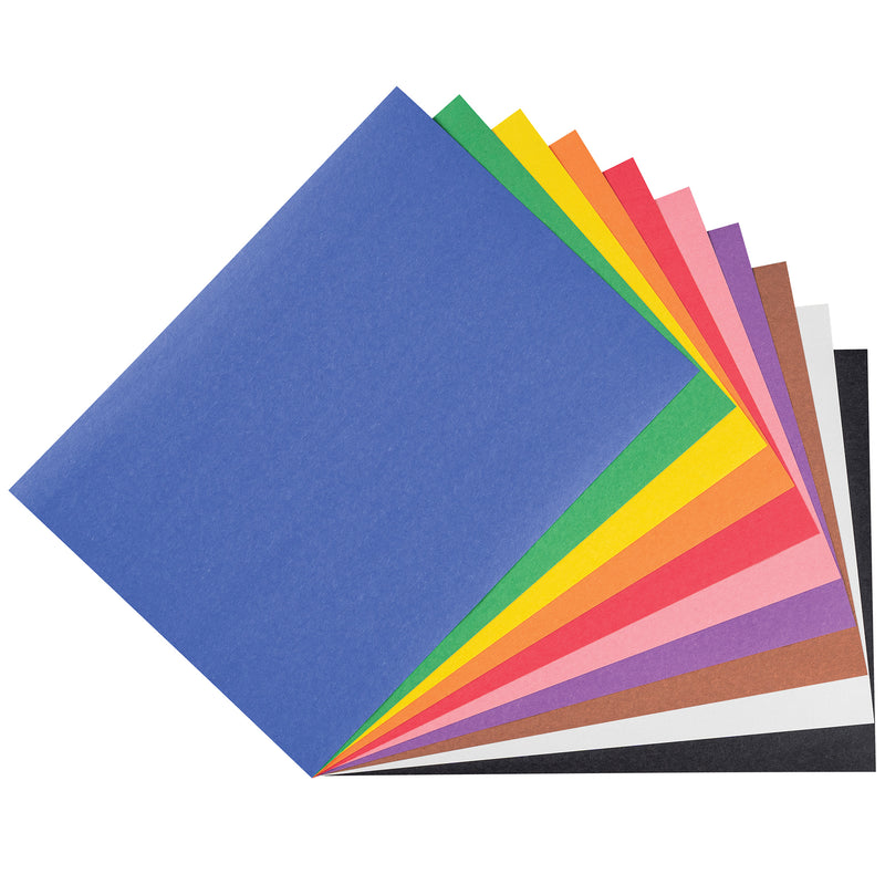 9x12 Construction Paper 300 Sheets 10 Assorted Colors
