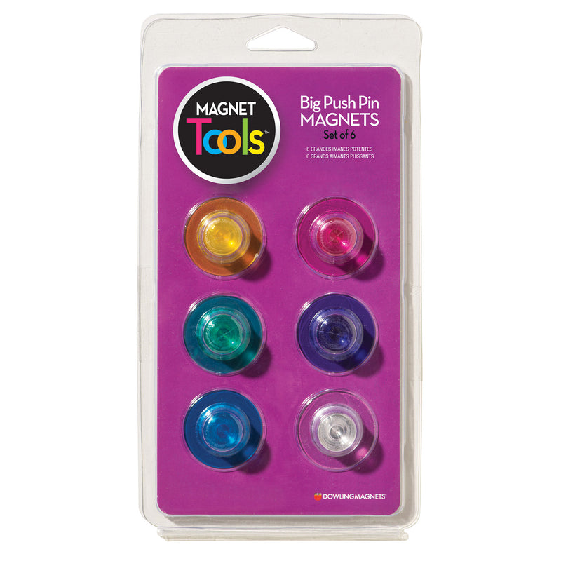 Magnet Tools Big Push Pin Magnets