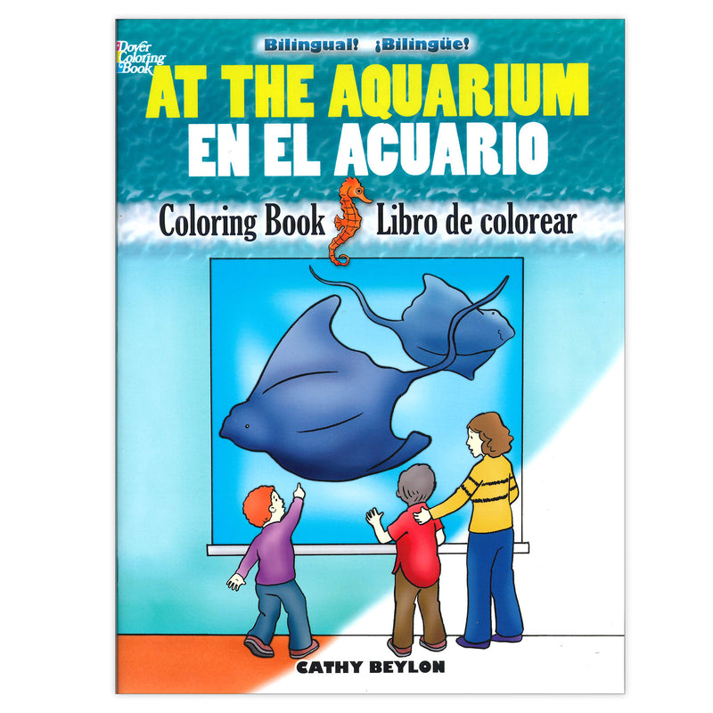 At The Aquarium Coloring Book, Pack of 6