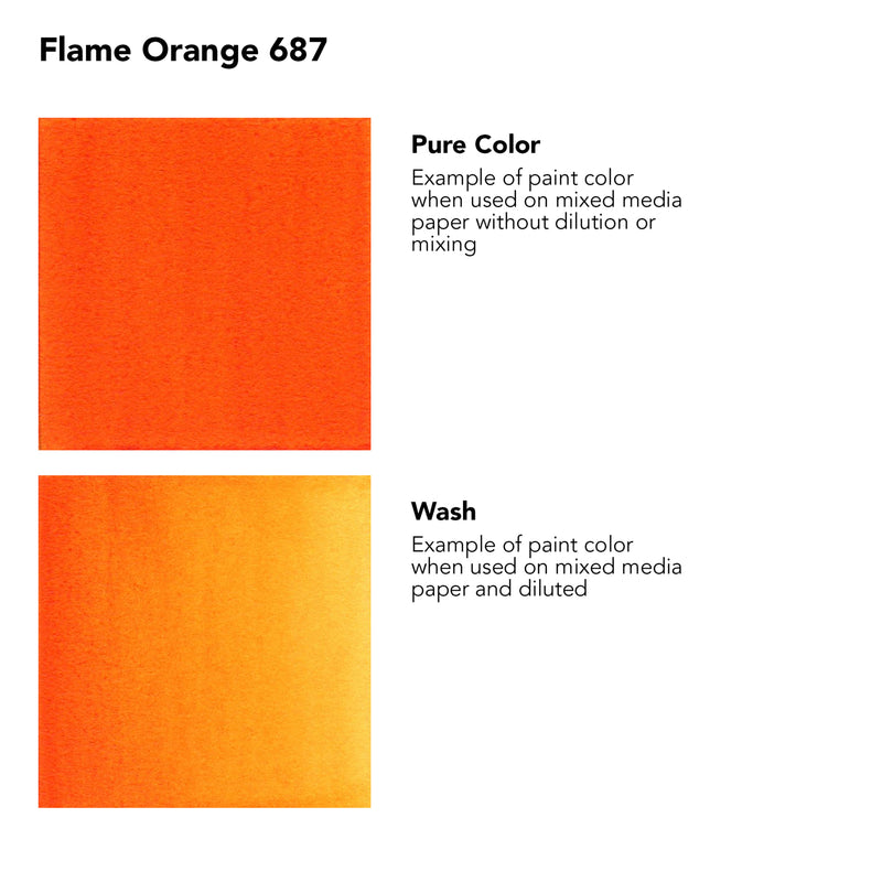 Fw Acrylic Ink Flame Orange 29.5ml Daler-rowney