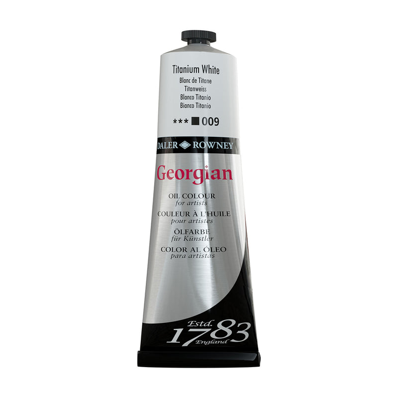 Georgian Oil Paint, Titanium White, 225ml, 1 Count