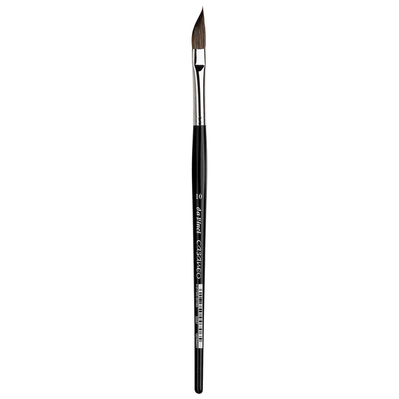 CASANEO Sword Shape, Extra Soft Synthetic, Watercolor & Acrylic, Slant, Series 5597, Size 10
