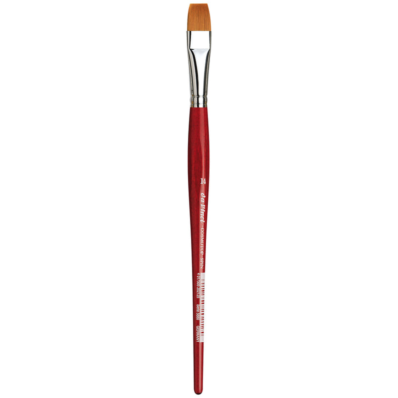 COSMOTOP-SPIN Silkpainting Brush, Synthetic, Watercolor, Flat, Size 14