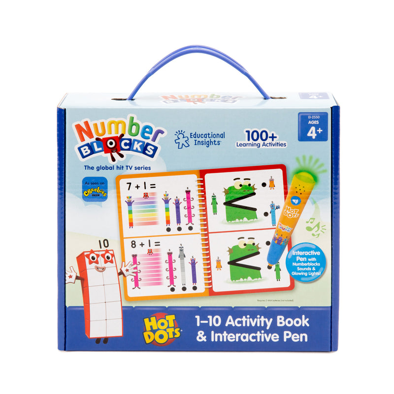Hot Dots® 1-10 Numberblocks Activity Book & Interactive Pen