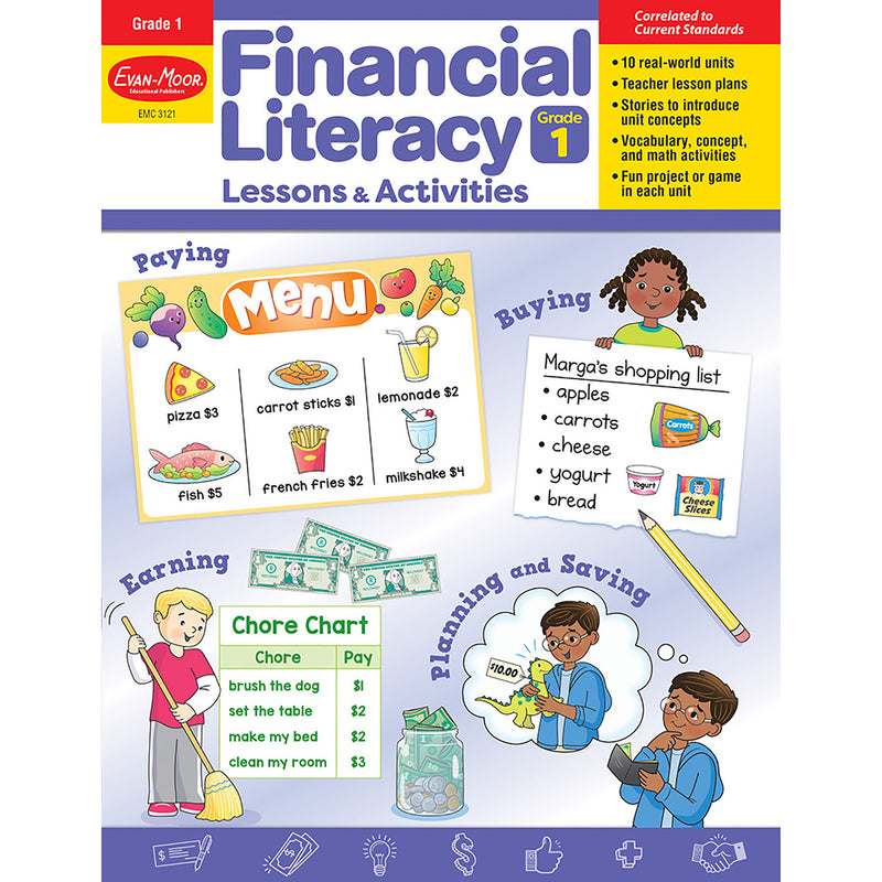 Financial Literacy Lessons & Activities, Grade 1