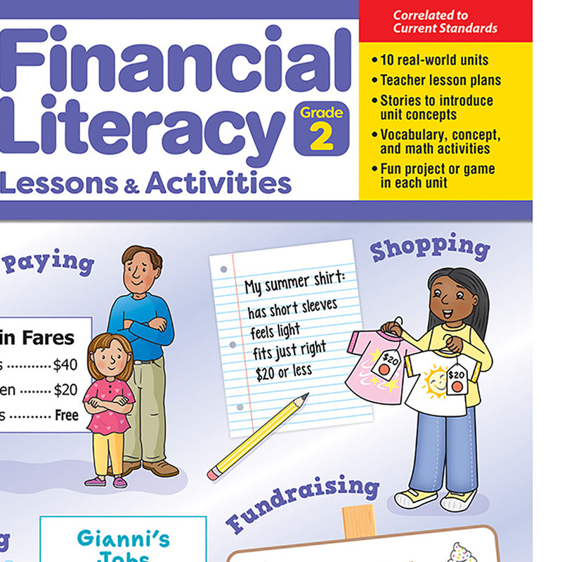 Financial Literacy Lessons & Activities, Grade 2