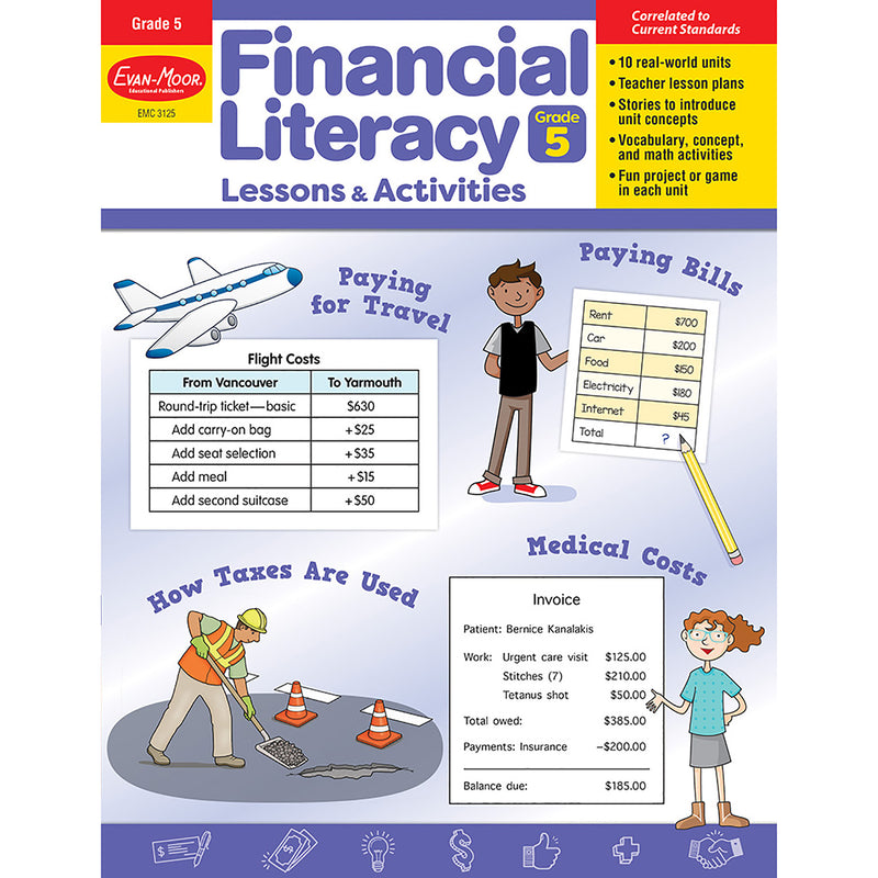 Financial Literacy Lessons & Activities, Grade 5