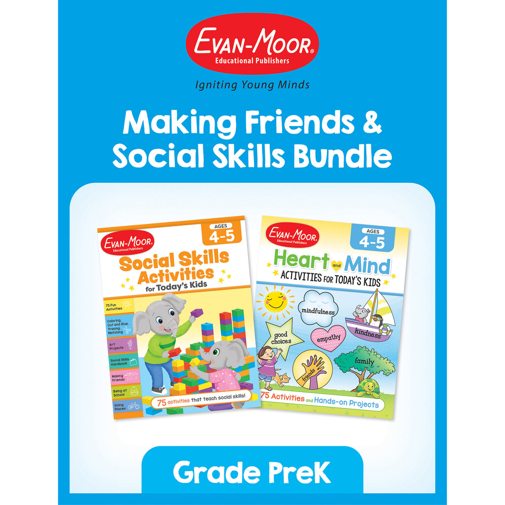 Making Friends & Social Skills Bundle, Grade PreK