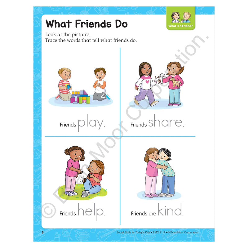 Making Friends & Social Skills Bundle, Grade PreK