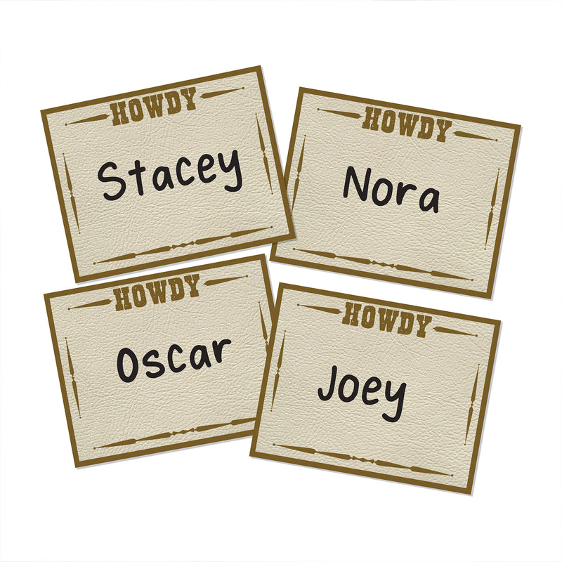 Wild Wild Classroom Name Tags
