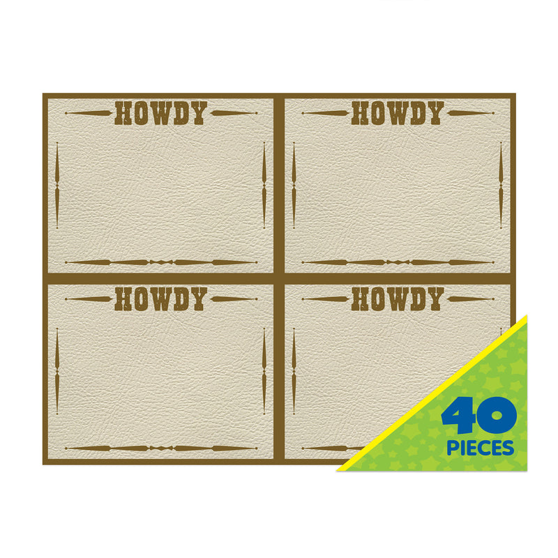 Wild Wild Classroom Name Tags
