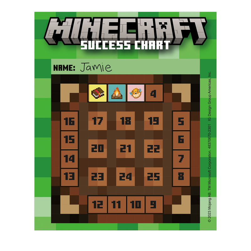 Minecraft Reward Chart – Qualityucanafford