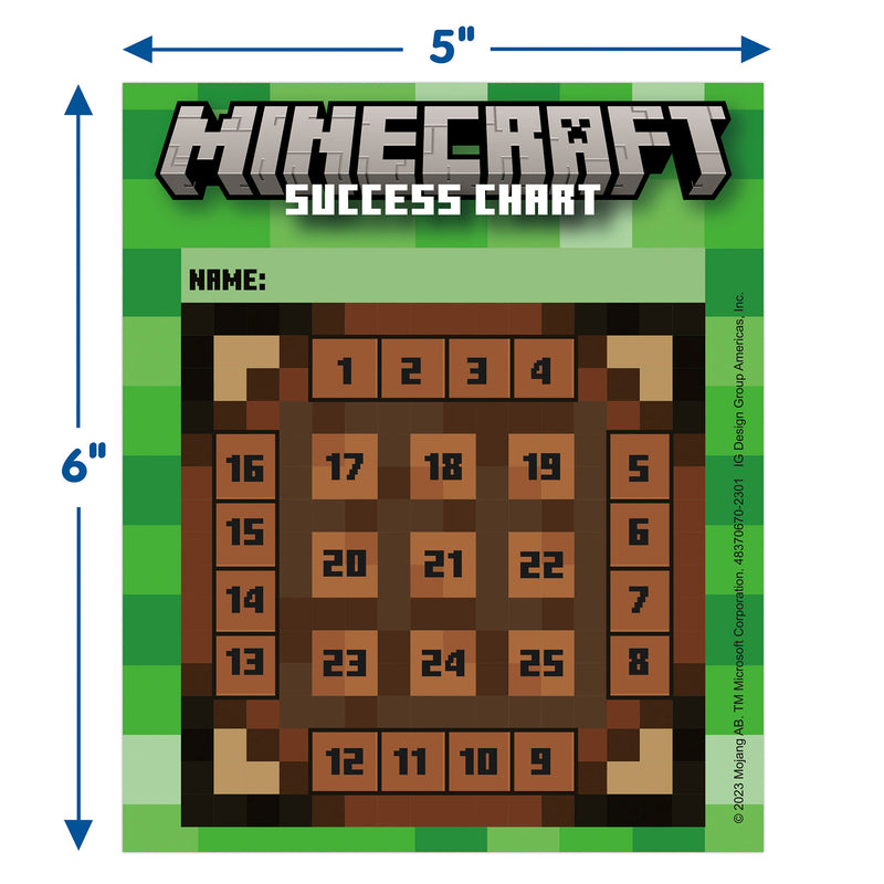 Minecraft Reward Chart