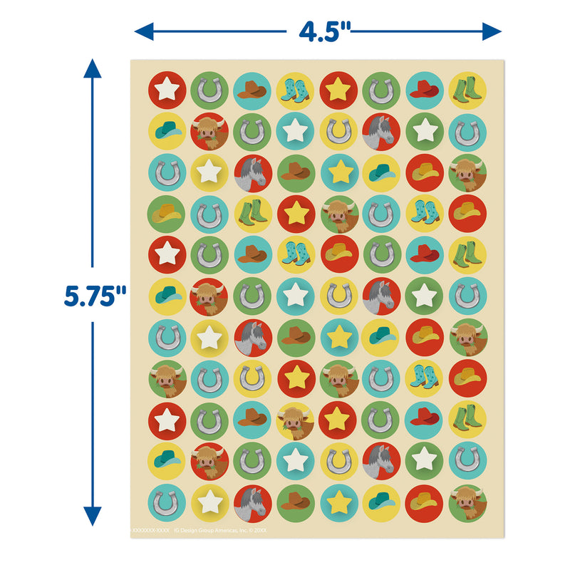 Wild Wild Class Mini Reward Chart W/stickers