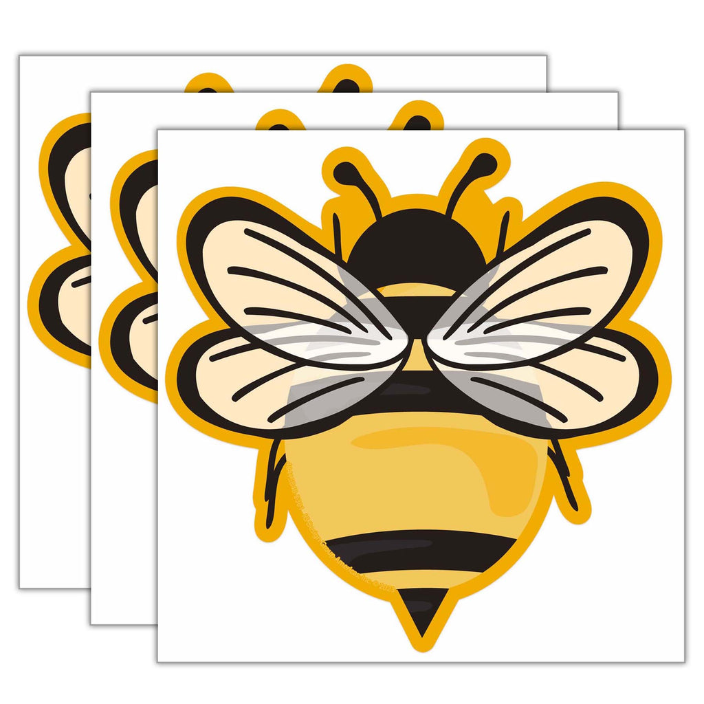 Bees Paper Cut-Outs, 36 Per Pack, 3 Packs