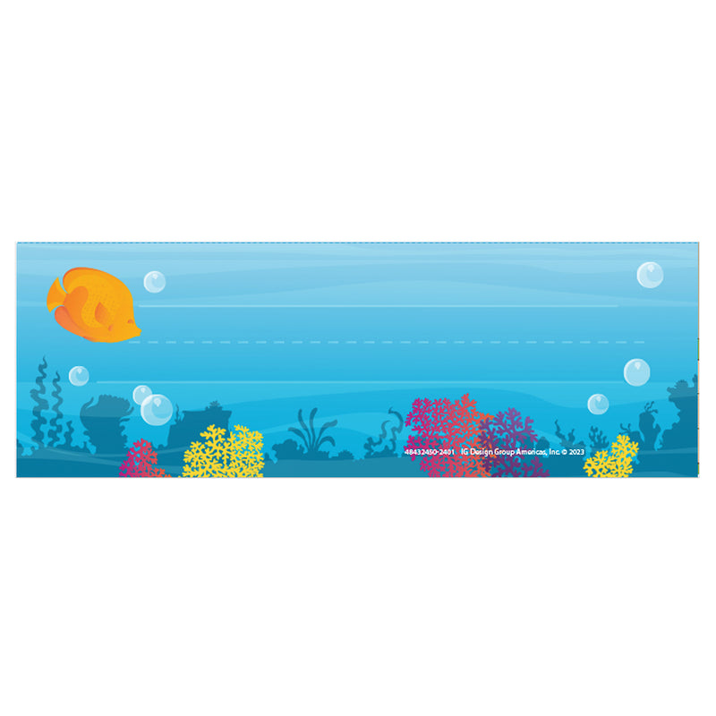 Seas the Day Tented Name Plates, 36 Per Pack, 6 Packs