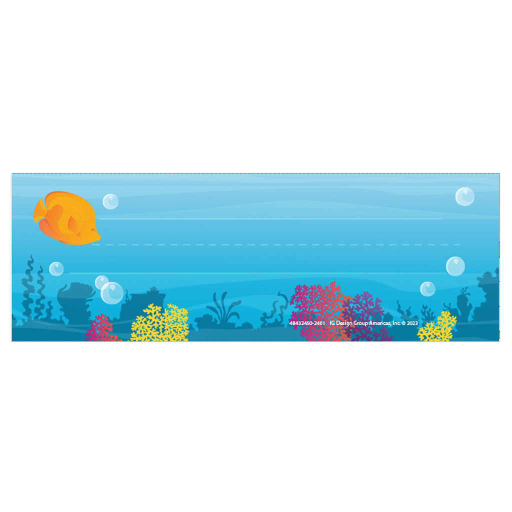 Seas The Day Name Plates Tented