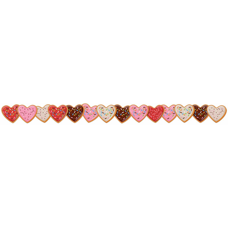 Heart Cookies Extra Wide Deco Trim®, 37 Feet Per Pack, 6 Packs