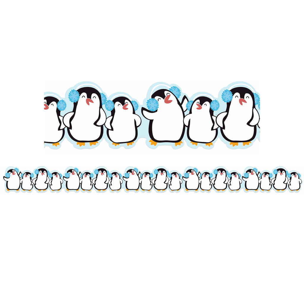 Winter Penguin Extra Wide Deco Trim