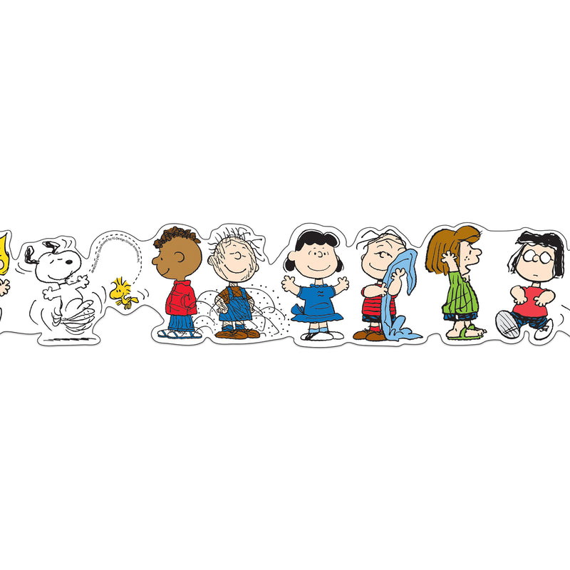 Peanuts® Character Lineup Extra Wide Die-Cut Deco Trim®, 37 Feet Per Pack, 6 Packs