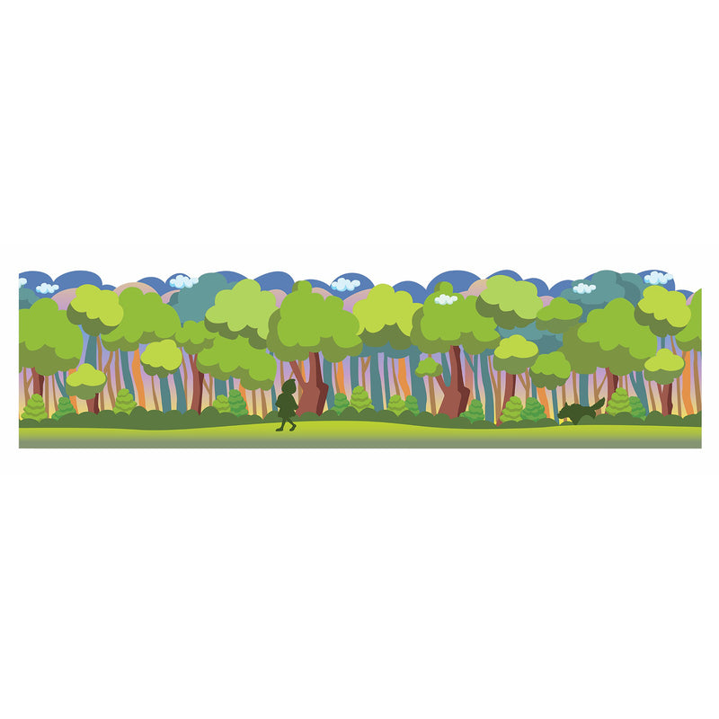 Once Upon A Dream Forest Extra Wide Die-Cut Deco Trim®, 37 Feet Per Pack, 6 Packs