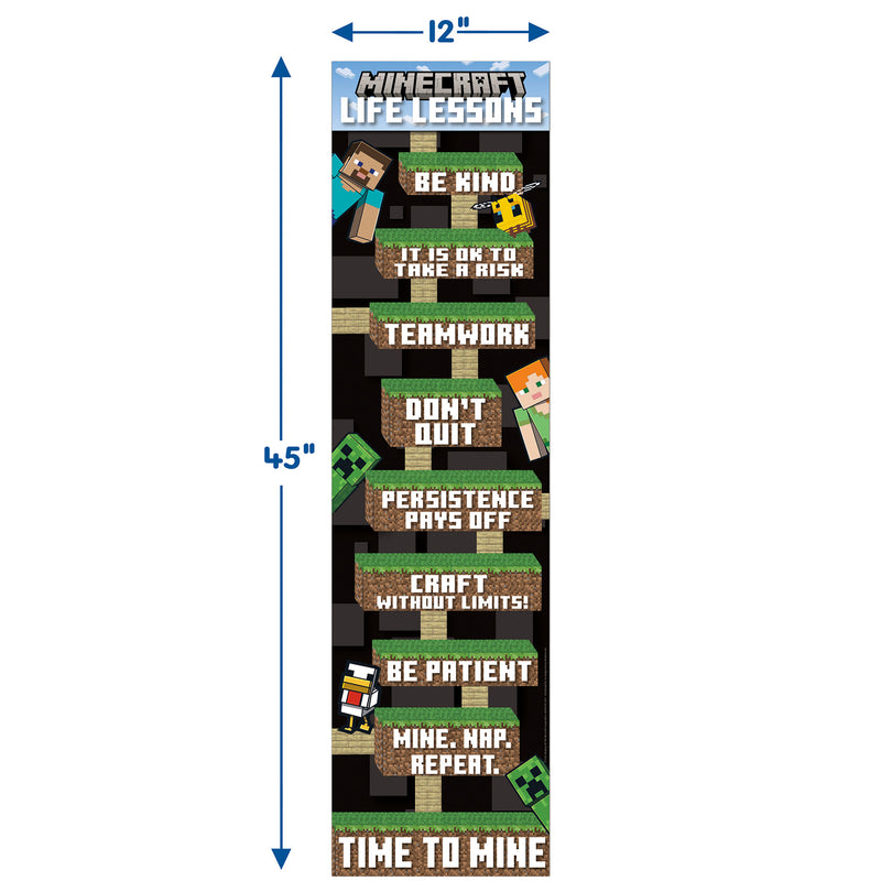 (6 Ea) Minecraft Life Lesson Bannr