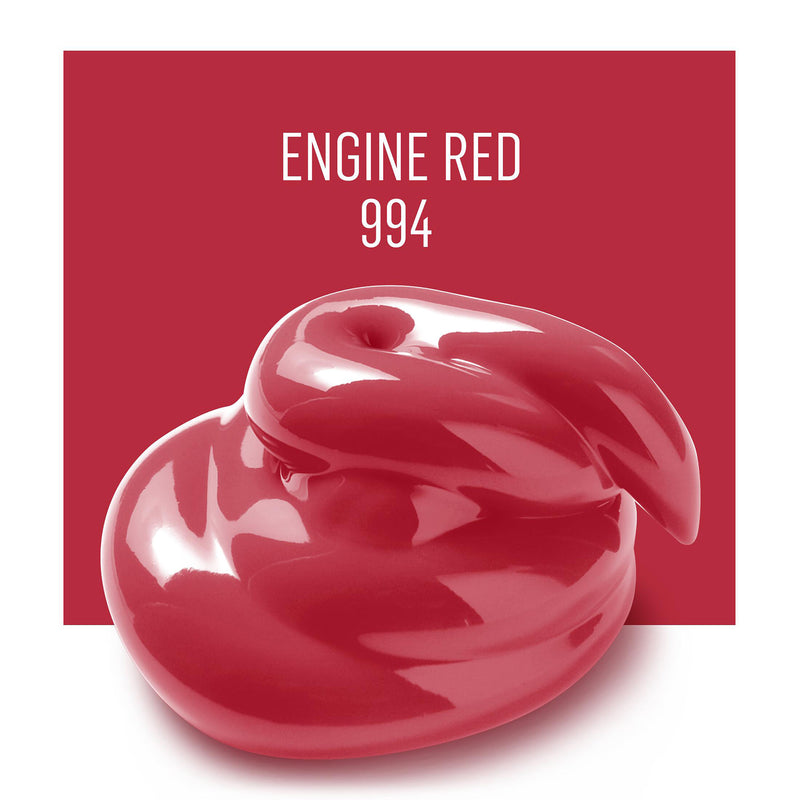 Acrylic Paint Matte Engine Red 8oz Folkart