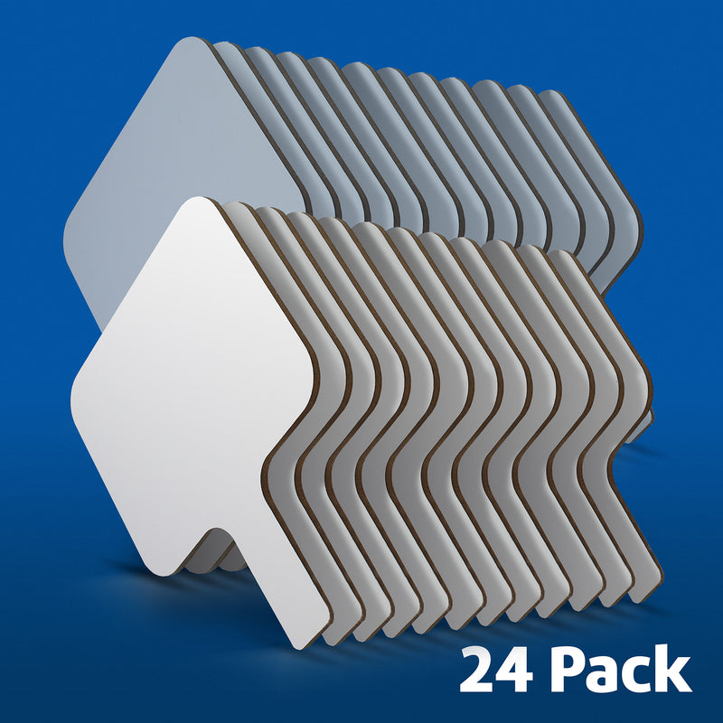 Rectangular Dry Erase Answer Paddle, Class Pack of 24