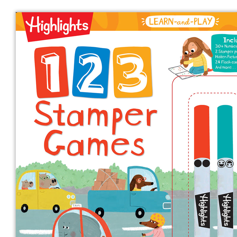 Learn-and-Play 123 Stamper Games