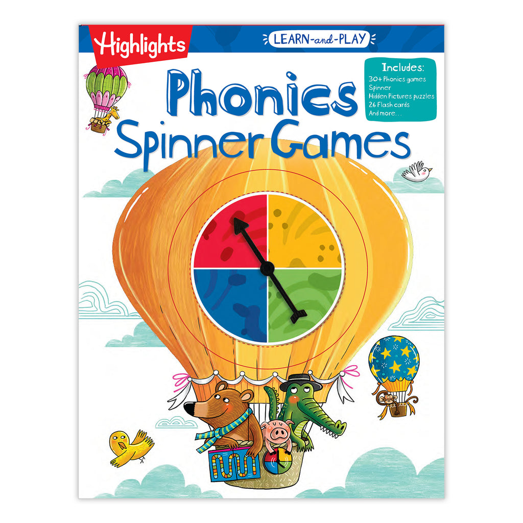 Learn-and-Play Phonics Spinner Games