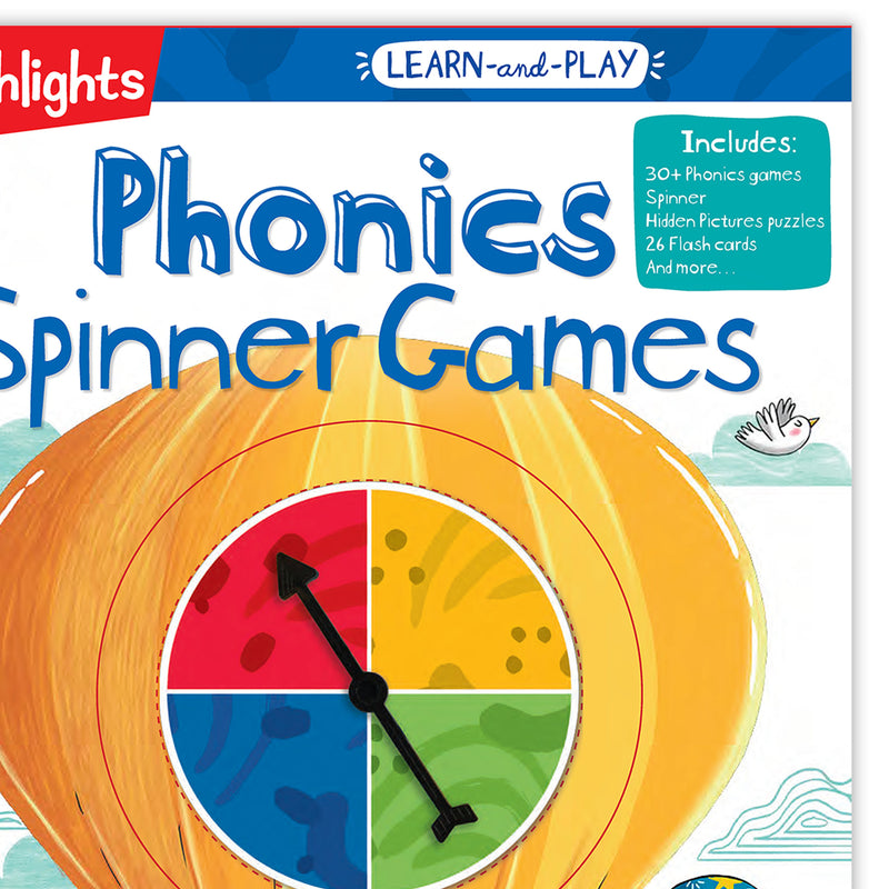 Learn-and-Play Phonics Spinner Games