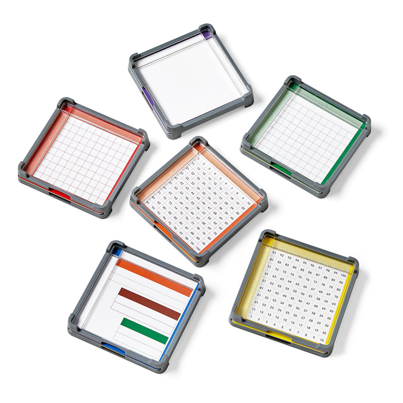 Cuisenaire® Rod Workspace Trays, Set of 6