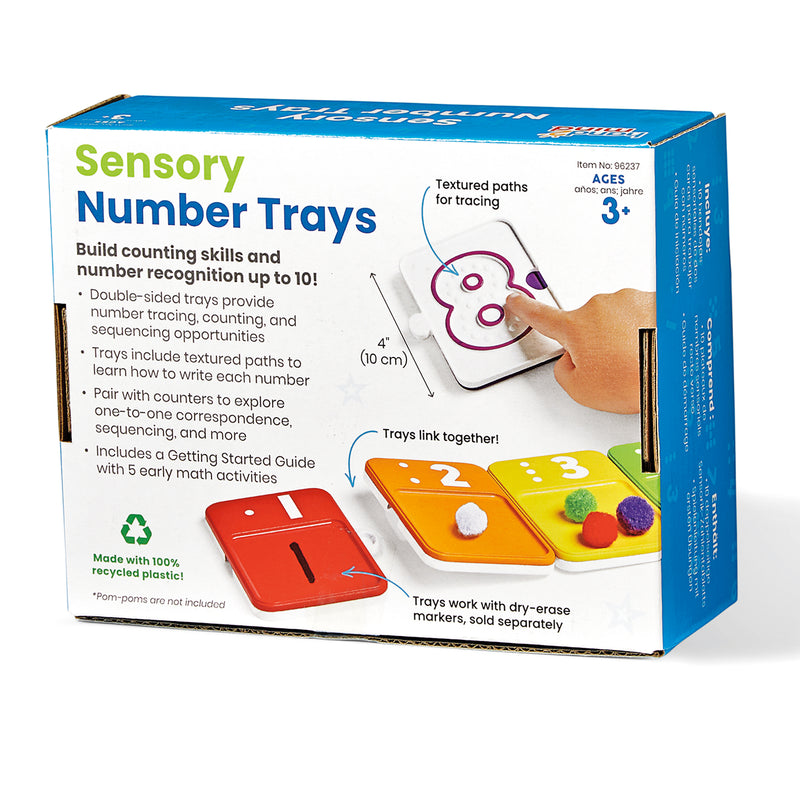 Sensory Number Trays