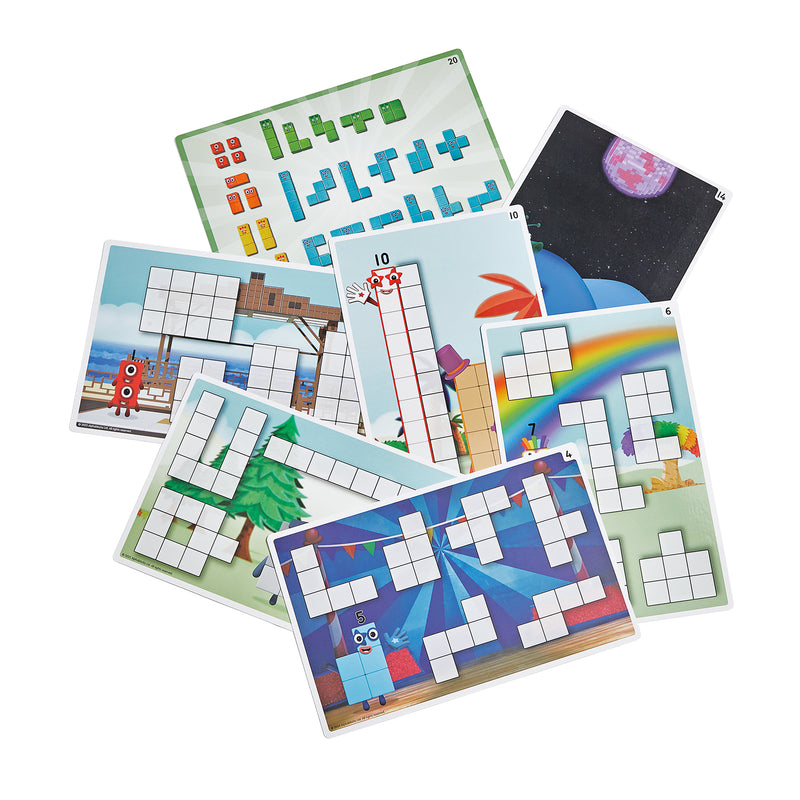 Numberblocks™ Wooden Building Blocks Activity Set