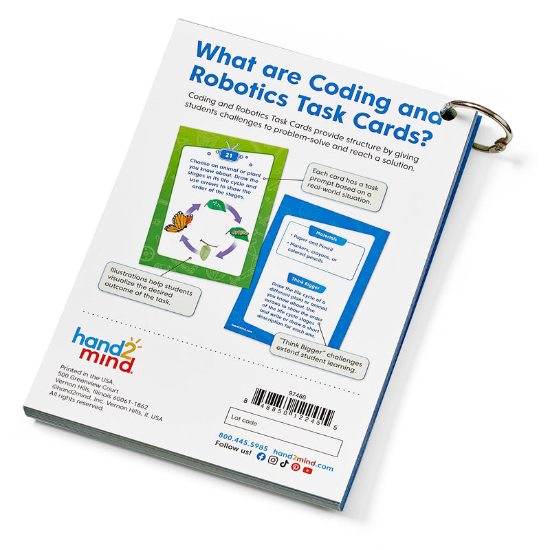 Hands-On Coding and Robotics Beginner Task Cards