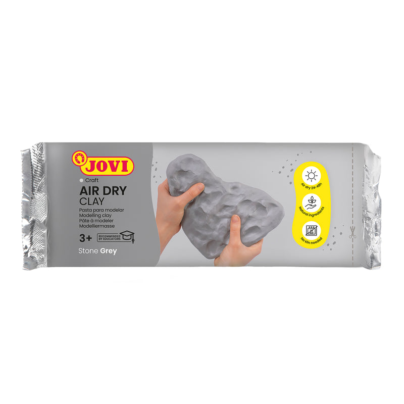 Air Dry Clay Grey 1.1 Lb Bar