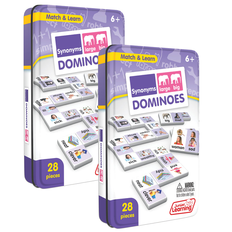 Synonyms Match & Learn Dominoes, Pack of 2