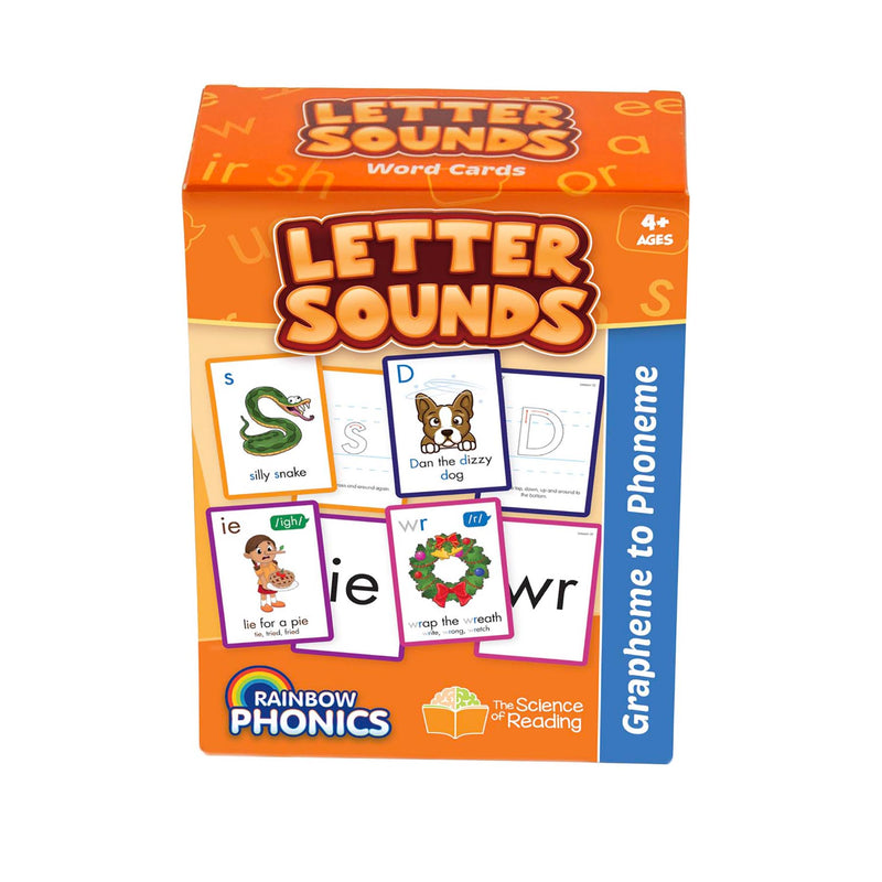 Rainbow Phonics Letter Sound Cards, Graphene to Phoneme