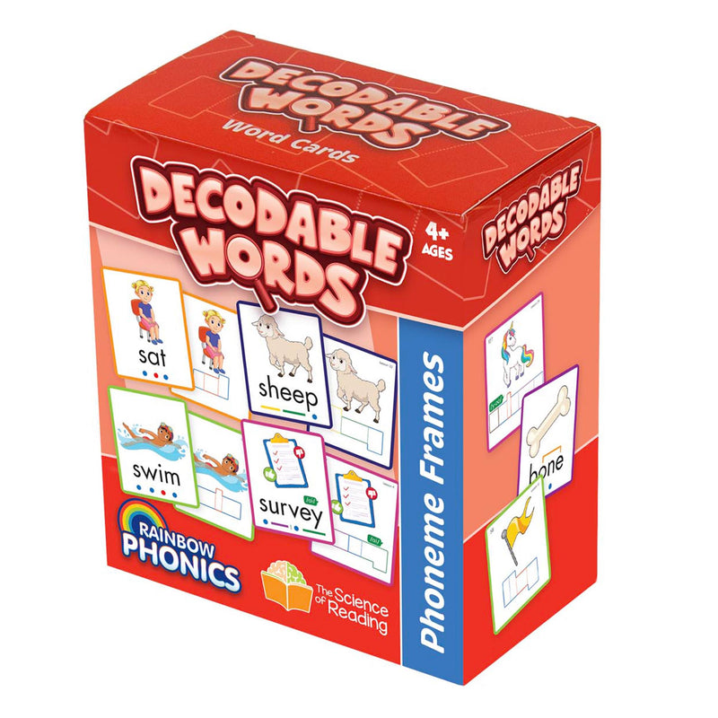 Rainbow Phonics Decodable Word Cards