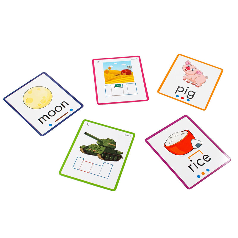 Rainbow Phonics Decodable Word Cards