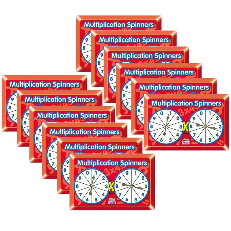 (12 Ea) Multiplication Spinners
