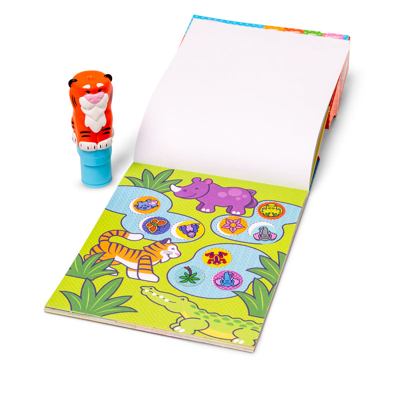 Sticker WOW! Sticker Stamper & Activity Pad - Tiger, 2 Sets